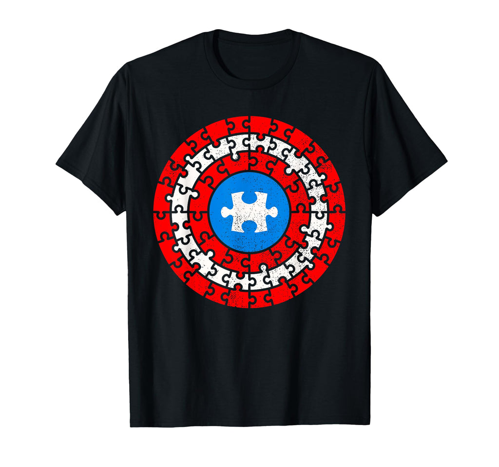 Captain Autism Superhero Autism T-Shirt - Graphic Print for Adults - T-Shirt, Sweatshirt, Hoodie