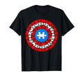 Captain Autism Superhero Autism T-Shirt - Graphic Print for Adults - T-Shirt, Sweatshirt, Hoodie