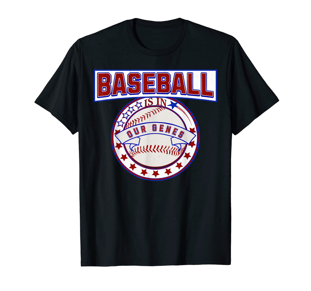 Baseball Our Genes Sports Families T-Shirt - Unique Graphic Men Women - T-Shirt, Sweatshirt, Hoodie
