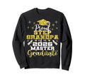 Proud Step Grandpa 2026 Class Master Sweatshirt - Unique Graphic Unisex - T-Shirt, Sweatshirt, Hoodie