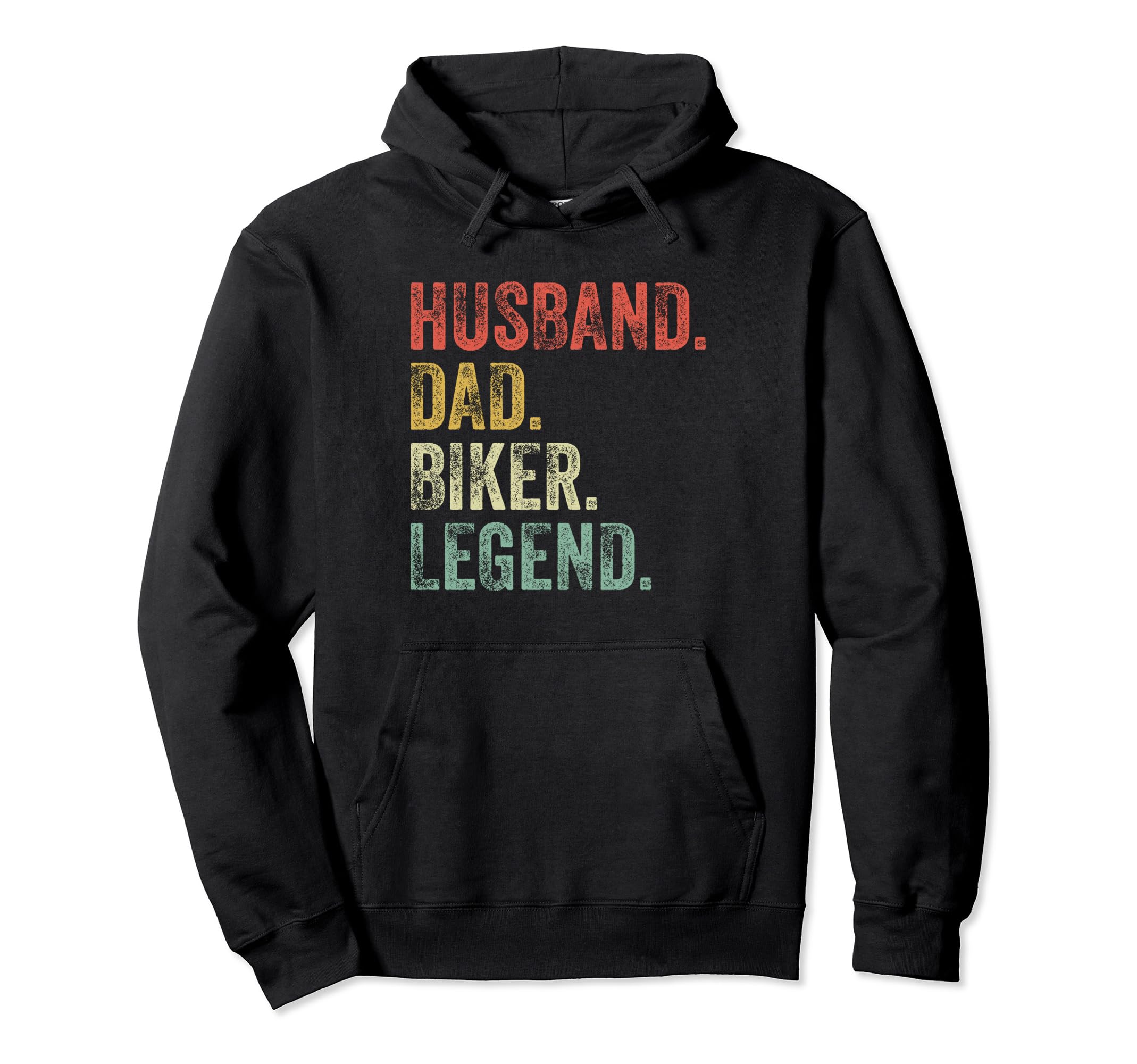Husband Dad Biker Funny Hoodie - Casual Everyday Wear for Adults - T-Shirt, Sweatshirt, Hoodie