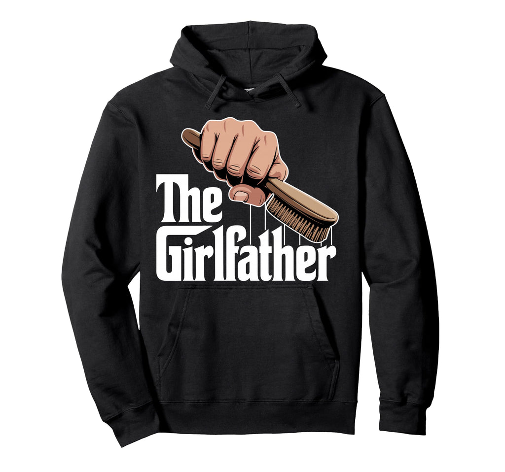 Girlfather Dad Daddys Little Fathers Day Hoodie - Minimalist Print Unisex - T-Shirt, Sweatshirt, Hoodie