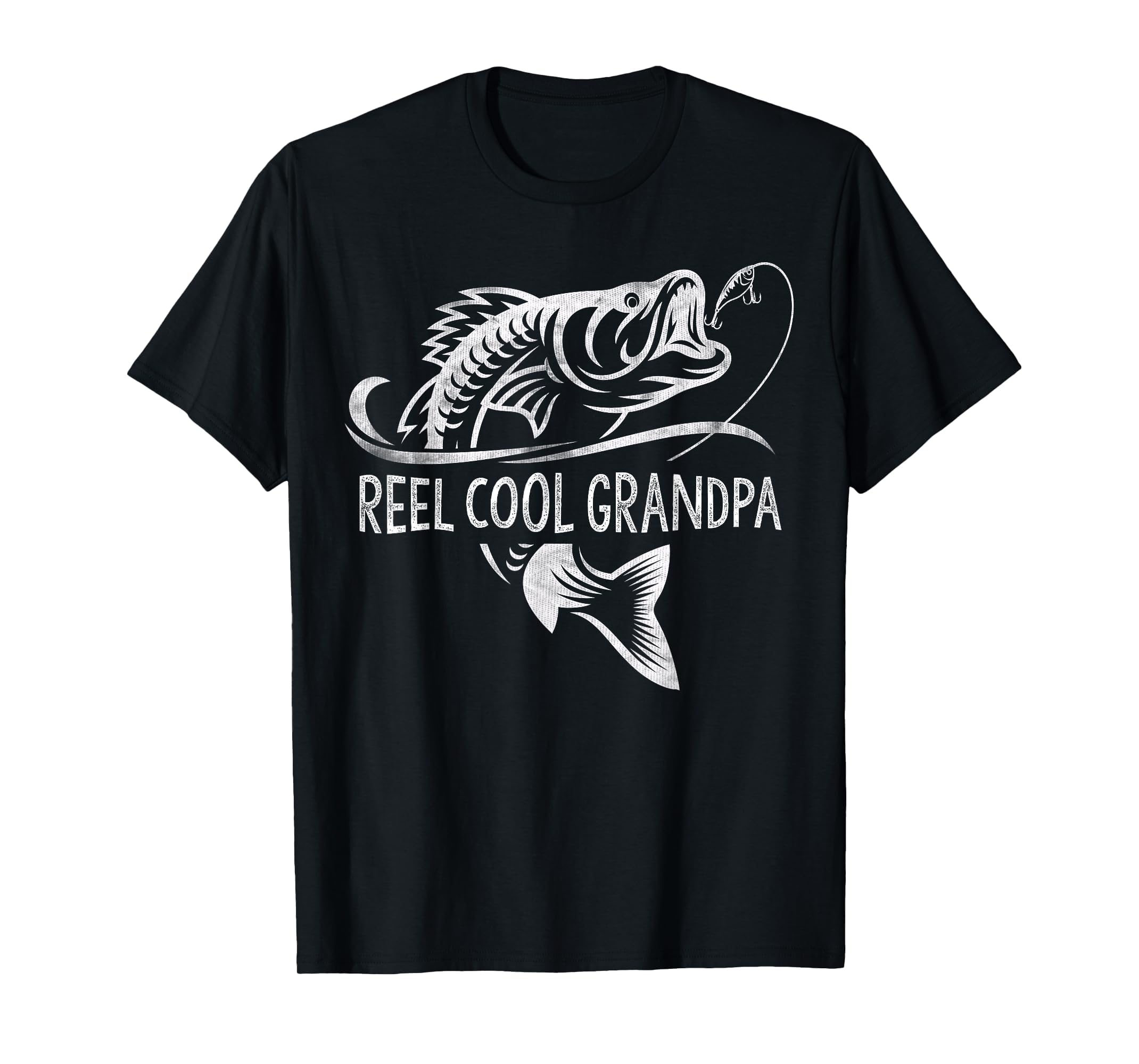 Reel Grandpa Fishing Gifts Grandpa T-Shirt - Custom Art Print Men Women - T-Shirt, Sweatshirt, Hoodie