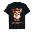 Corgi Grandpa Dog Lovers Gift Funny T-Shirt - Novelty Apparel for Adults - T-Shirt, Sweatshirt, Hoodie