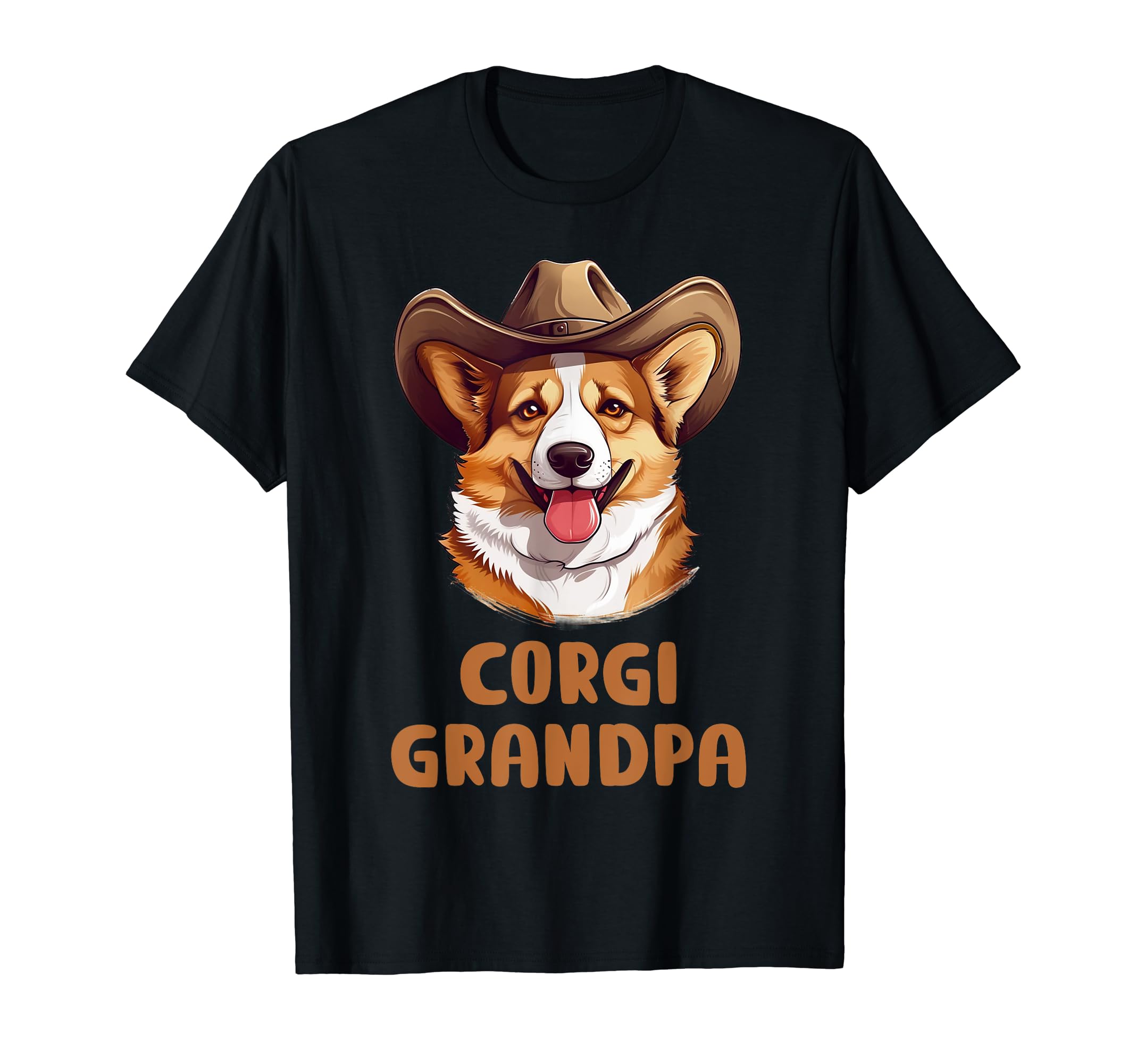 Corgi Grandpa Dog Lovers Gift Funny T-Shirt - Novelty Apparel for Adults - T-Shirt, Sweatshirt, Hoodie