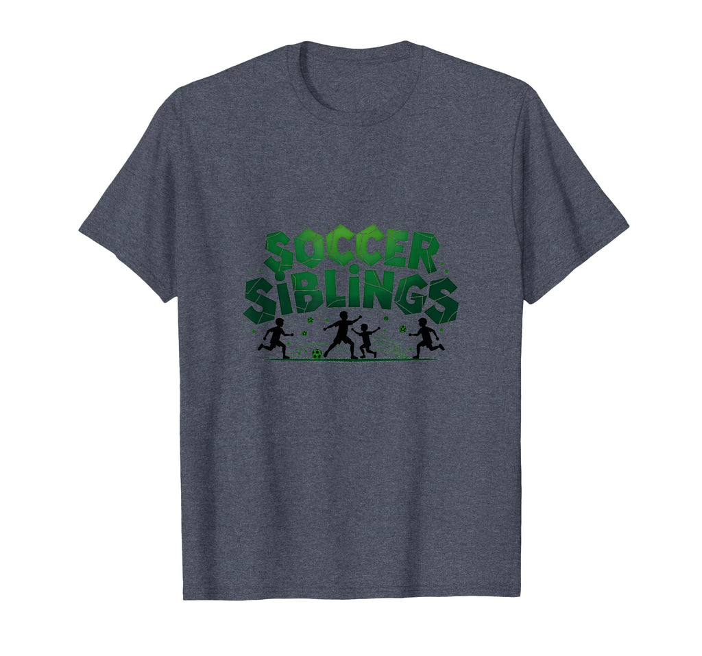 Soccer Siblings Family Teamwork Soccer T-Shirt - Graphic Print Unisex - T-Shirt, Sweatshirt, Hoodie