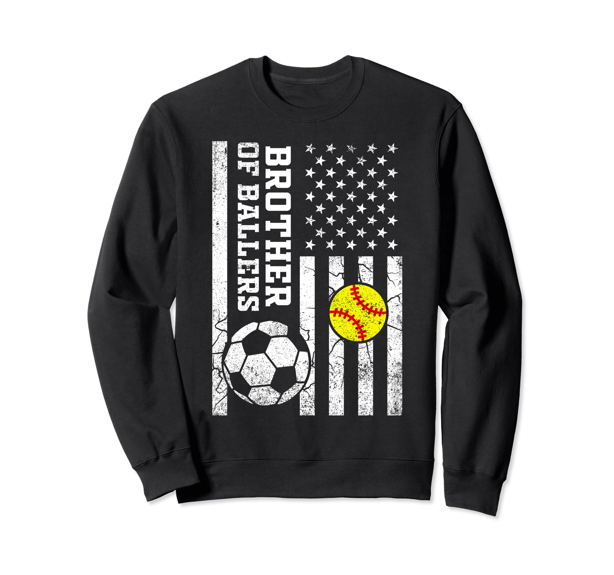 Brother Ballers Baseball Sweatshirt - Casual Everyday Wear Men Women - T-Shirt, Sweatshirt, Hoodie