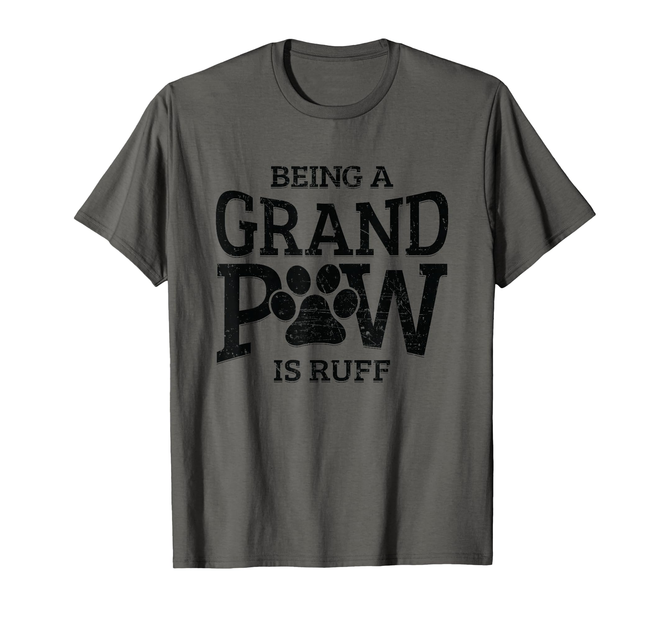 Being Grand Paw Is Ruff Dog Grandpa T-Shirt - Custom Art Print for Adults - T-Shirt, Sweatshirt, Hoodie