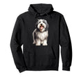 Bearded Collie Dog Mom Dad Puppy Breeder Hoodie - Minimalist Print Unisex - T-Shirt, Sweatshirt, Hoodie