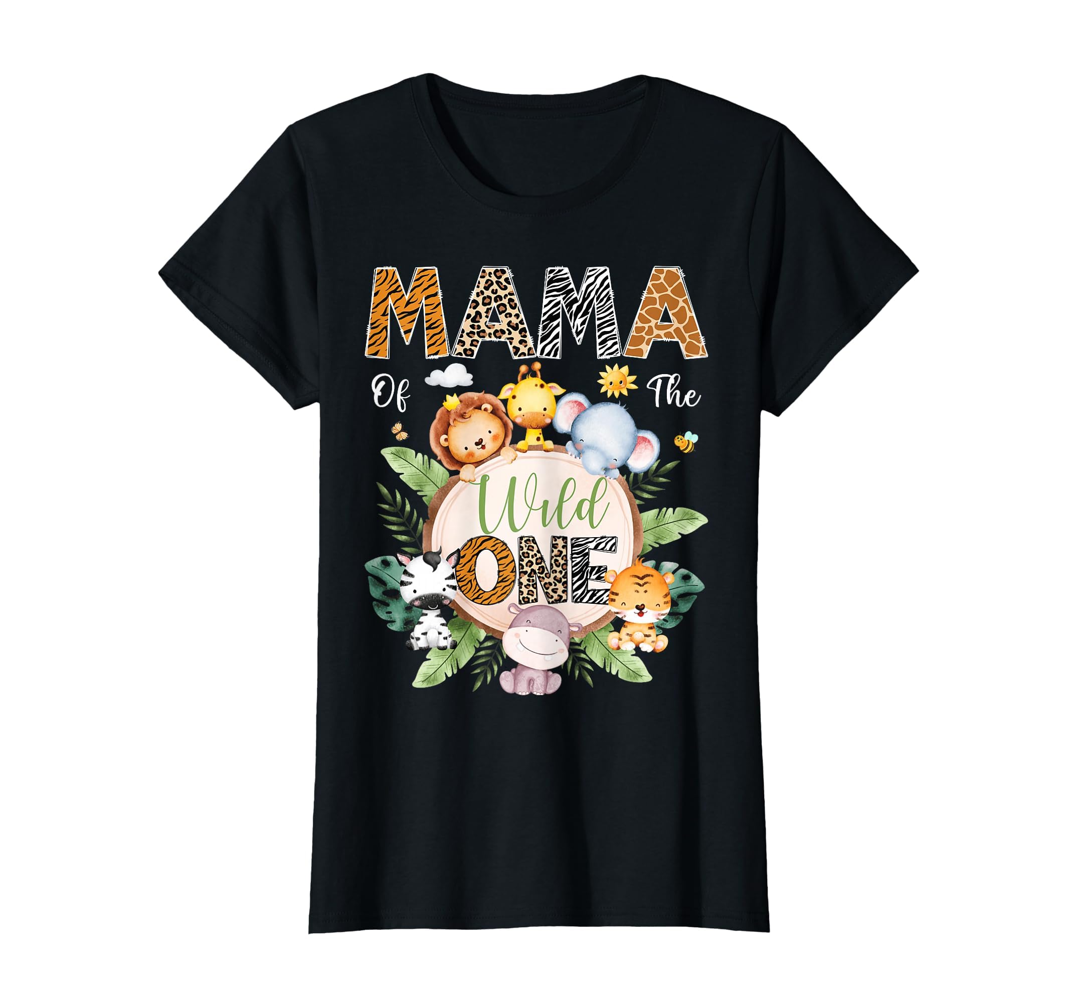 Mama Wild One 1St Birthday Safari T-Shirt - Aesthetic Graphic for Adults - T-Shirt, Sweatshirt, Hoodie