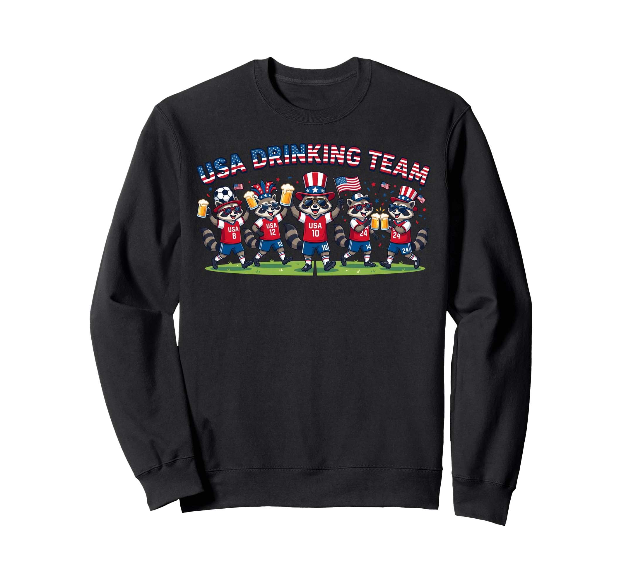 Usa Raccoon Soccer Tournament 2016 Sweatshirt - Trendy Graphic for Adults - T-Shirt, Sweatshirt, Hoodie