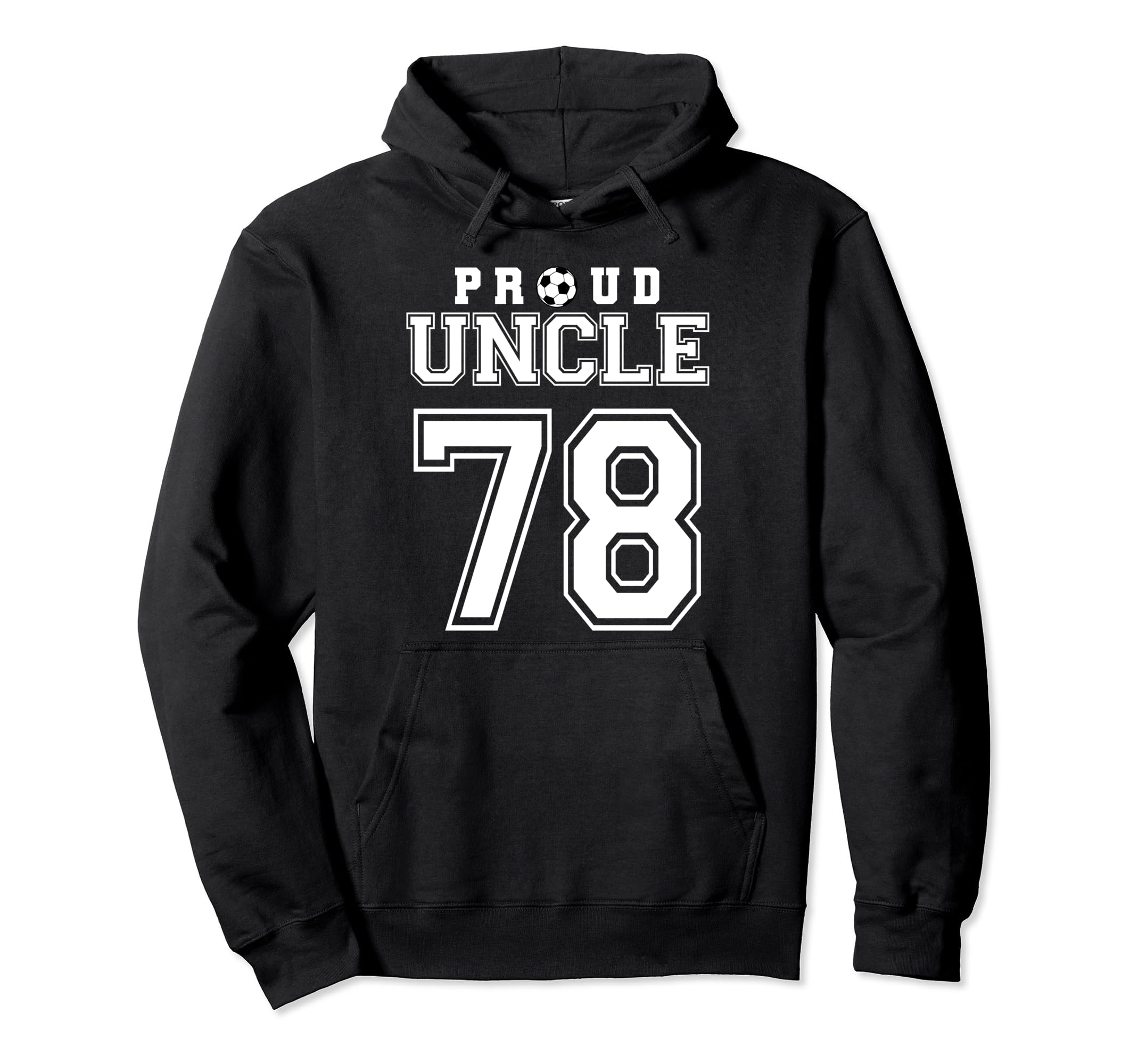 Number 78 Custom Proud Soccer Futbol Hoodie - Graphic Print Men Women - T-Shirt, Sweatshirt, Hoodie