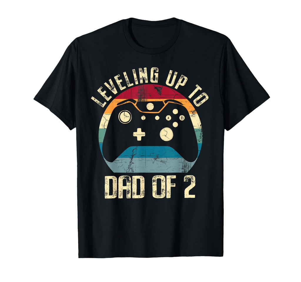 Leveling Up To Dad 2 Daddy Again T-Shirt - Casual Everyday Wear for Adults - T-Shirt, Sweatshirt, Hoodie