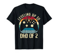 Leveling Up To Dad 2 Daddy Again T-Shirt - Casual Everyday Wear for Adults - T-Shirt, Sweatshirt, Hoodie