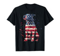 Patriotic Pitbull American Flag 4Th T-Shirt - Novelty Apparel for Adults - T-Shirt, Sweatshirt, Hoodie