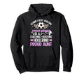 Proud Aunt Soccer Player Auntie Soccer Hoodie - Minimalist Print Unisex - T-Shirt, Sweatshirt, Hoodie