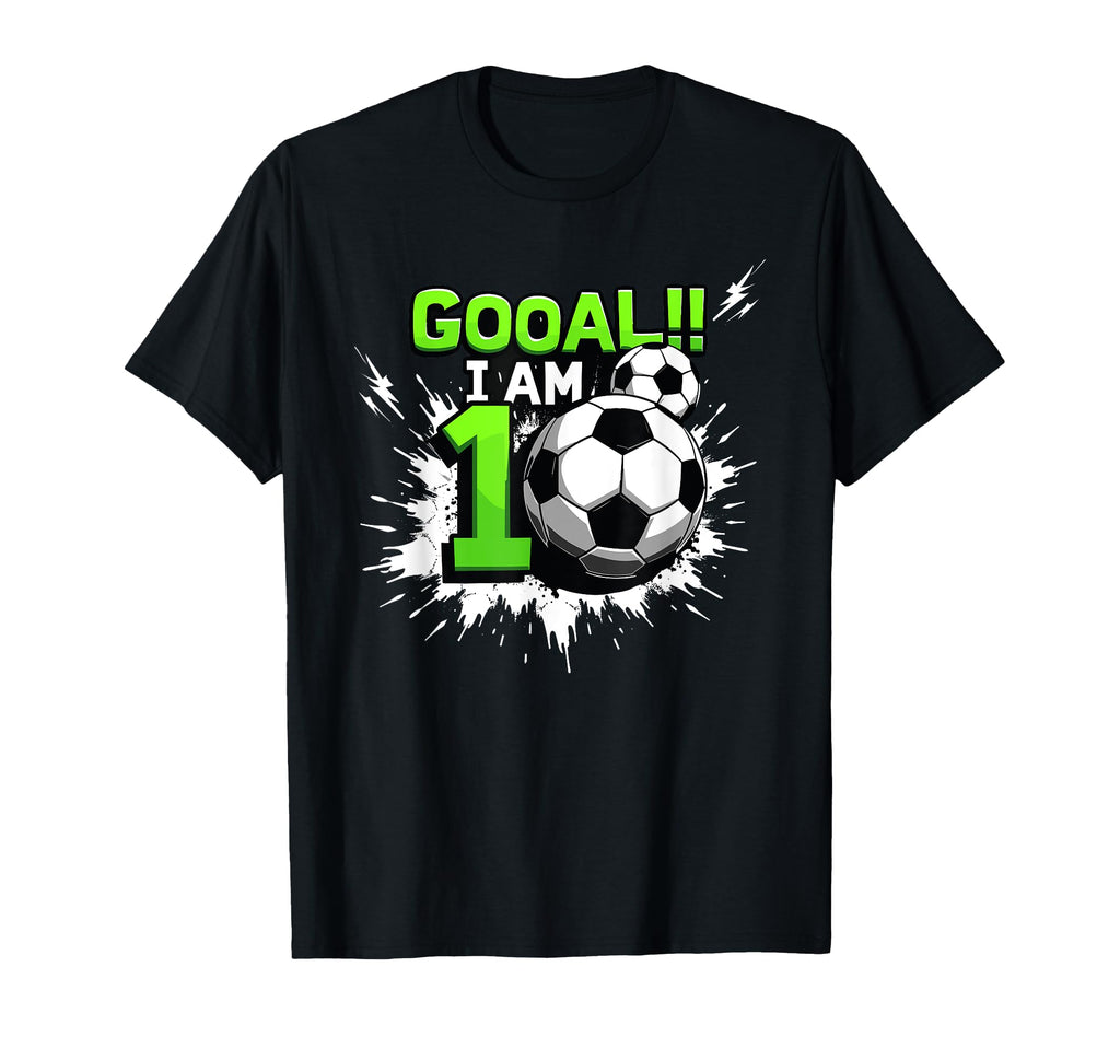Goal I Am 10 Soccer Birthday T-Shirt - Aesthetic Graphic Men Women - T-Shirt, Sweatshirt, Hoodie