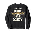 Finally Done This B S Graduation Sweatshirt - Novelty Apparel Men Women - T-Shirt, Sweatshirt, Hoodie
