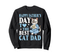 Happy Fathers Day To Best Burmilla Sweatshirt - Trendy Graphic for Adults - T-Shirt, Sweatshirt, Hoodie