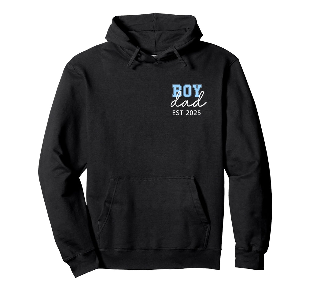Dad Est 2025 Reveal New Daddy First Hoodie - Custom Art Print Unisex - T-Shirt, Sweatshirt, Hoodie
