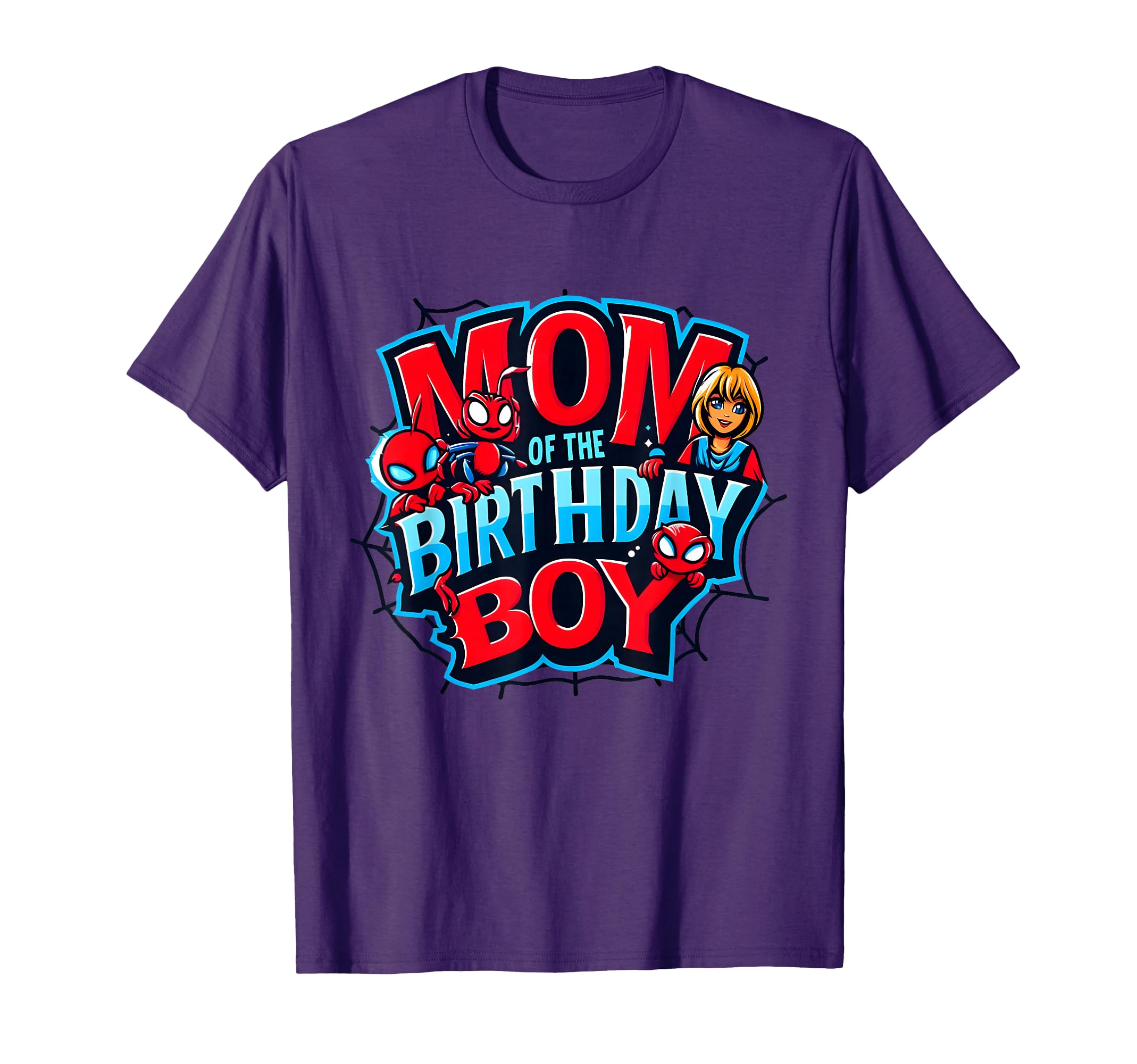 Mum Birthday Spider Family Gathering T-Shirt - Fun Novelty Design Unisex - T-Shirt, Sweatshirt, Hoodie