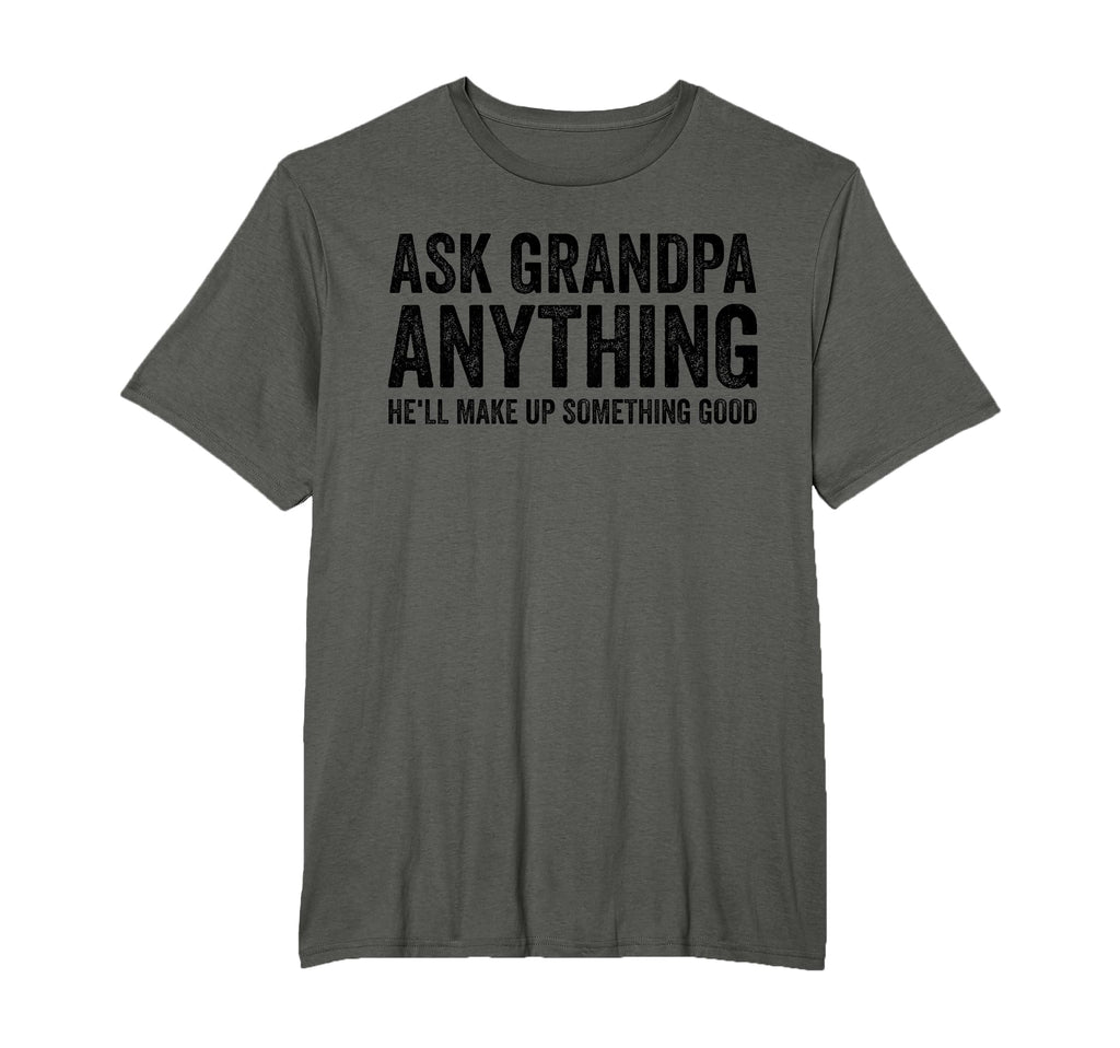 Ask Grandpa Anything Hell Make Up T-Shirt - Minimalist Print Men Women - T-Shirt, Sweatshirt, Hoodie
