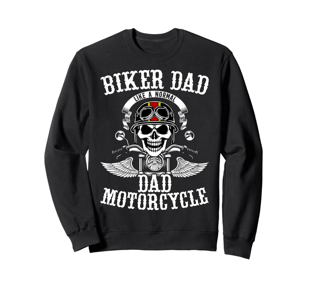 Father Rider Biker Dad Fathers Day Sweatshirt - Minimalist Print Unisex - T-Shirt, Sweatshirt, Hoodie