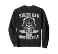 Father Rider Biker Dad Fathers Day Sweatshirt - Minimalist Print Unisex - T-Shirt, Sweatshirt, Hoodie