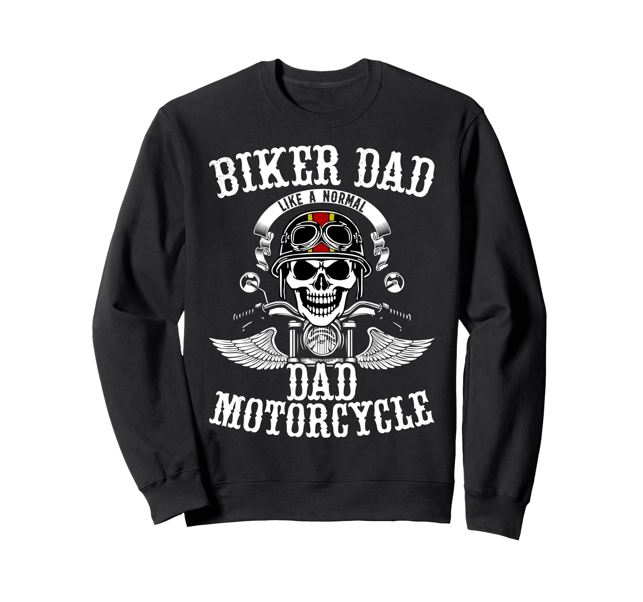 Father Rider Biker Dad Fathers Day Sweatshirt - Minimalist Print Unisex - T-Shirt, Sweatshirt, Hoodie