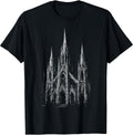 Gothic Church Cathedral Grunge Goth Dark Alt - Adult & Kids T-Shirts, Sweatshirts & Hoodies apparel design preview 1