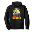Proud Dad 2025 Senior Softball Graduate Hoodie - Unique Graphic Men Women - T-Shirt, Sweatshirt, Hoodie