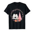 Owl Light Snow Merry Hat Santa T-Shirt - Custom Art Print Men Women - T-Shirt, Sweatshirt, Hoodie