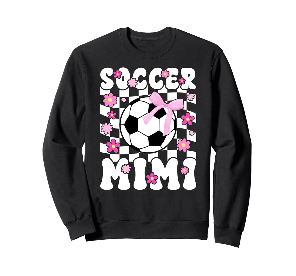 Soccer Mimi Groovy Mimi Soccer Player Sweatshirt - Streetwear Style Unisex - T-Shirt, Sweatshirt, Hoodie