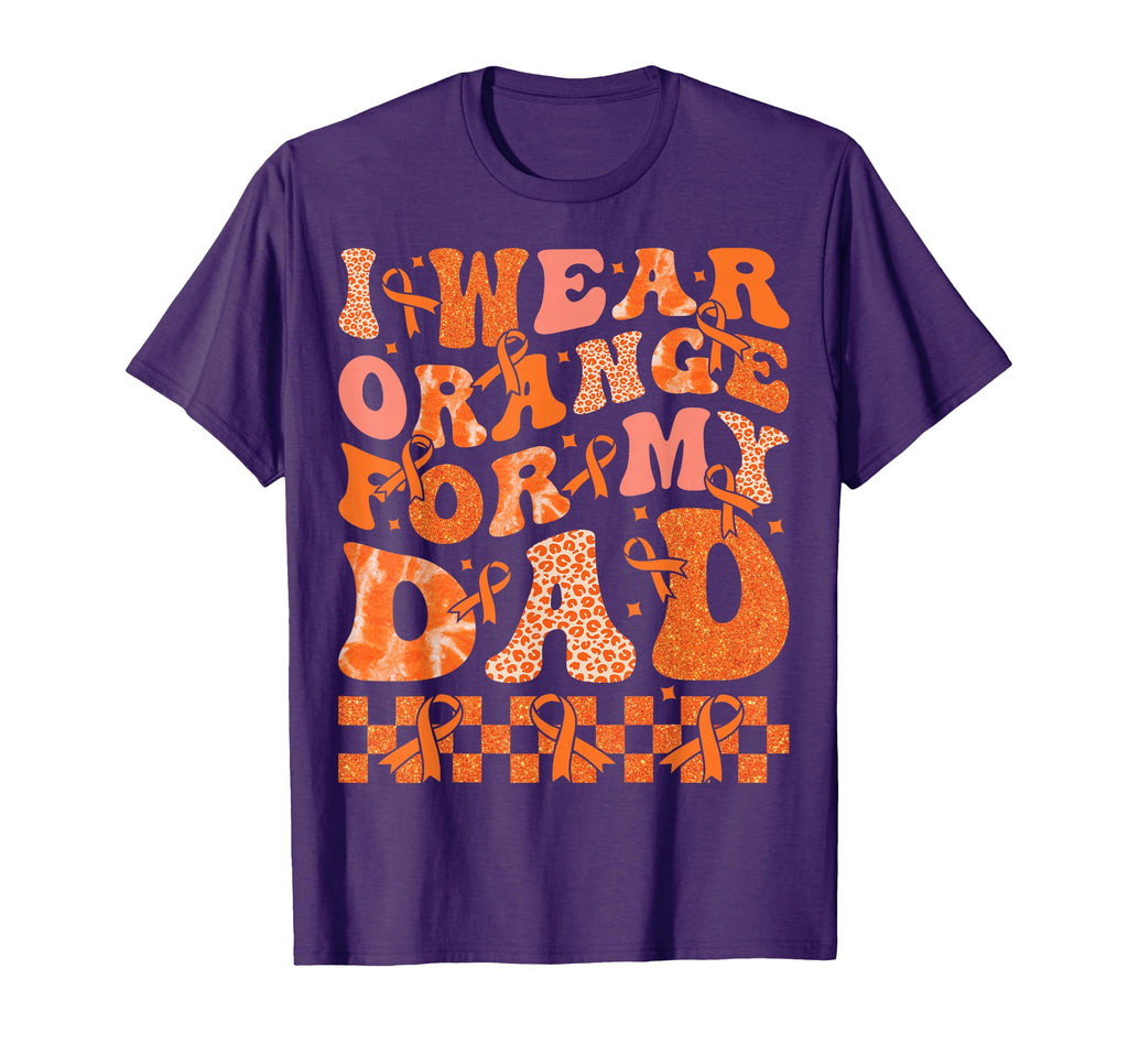 I Wear Orange My Daddy Leukemia T-Shirt - Streetwear Style Men Women - T-Shirt, Sweatshirt, Hoodie