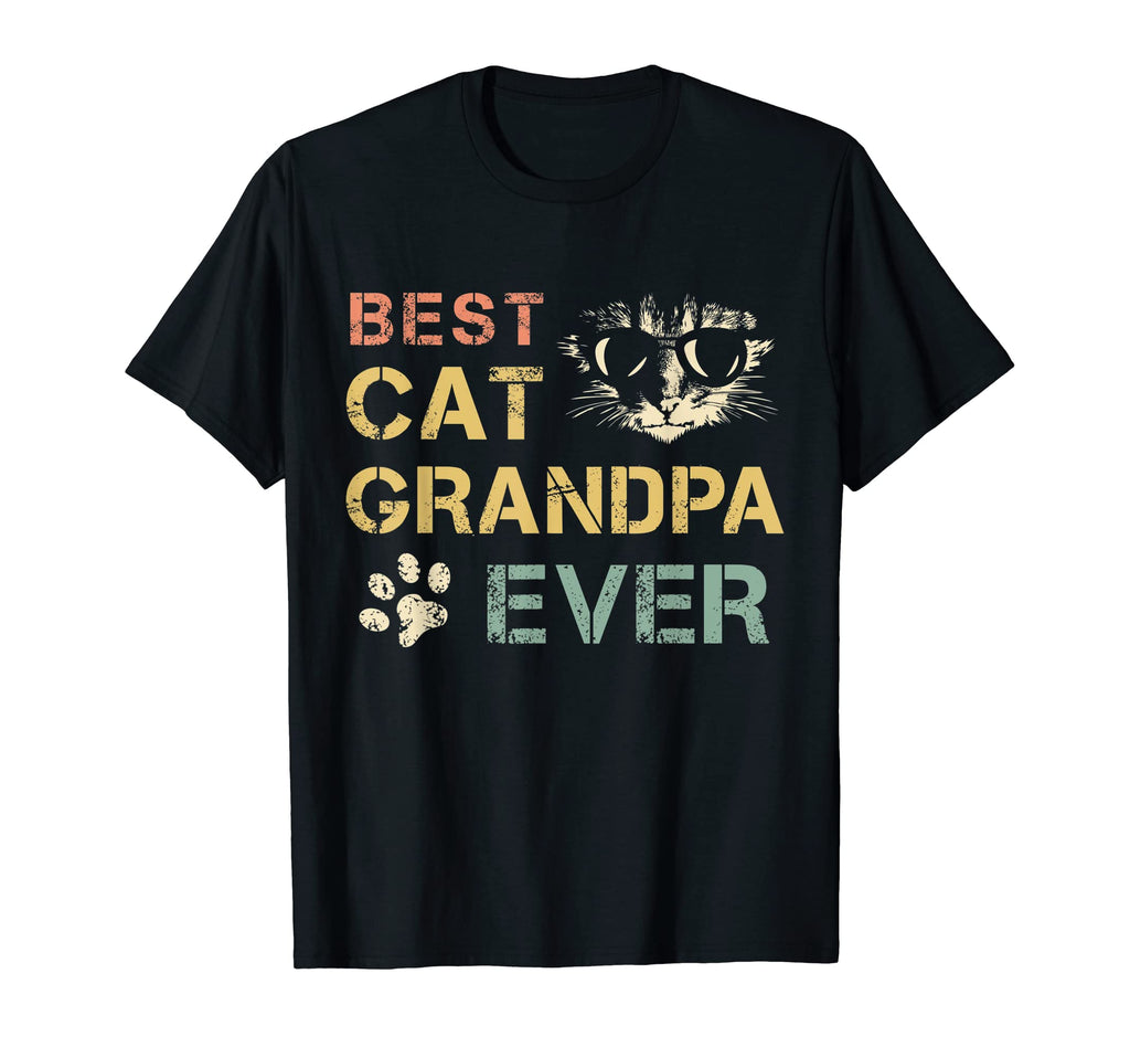 Best Cat Grandpa Ever Grandparents Day T-Shirt - Unique Graphic for Adults - T-Shirt, Sweatshirt, Hoodie