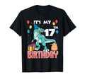 Its My 17Th Birthday Dino T Rex 17 T-Shirt - Custom Art Print Men Women - T-Shirt, Sweatshirt, Hoodie