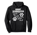 Giant Schnauzer Puppy Pet Owner Animal Hoodie - Graphic Print Men Women - T-Shirt, Sweatshirt, Hoodie