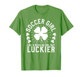 St Patricks Day Soccer Player Gift T-Shirt - Casual Everyday Wear Men Women - T-Shirt, Sweatshirt, Hoodie