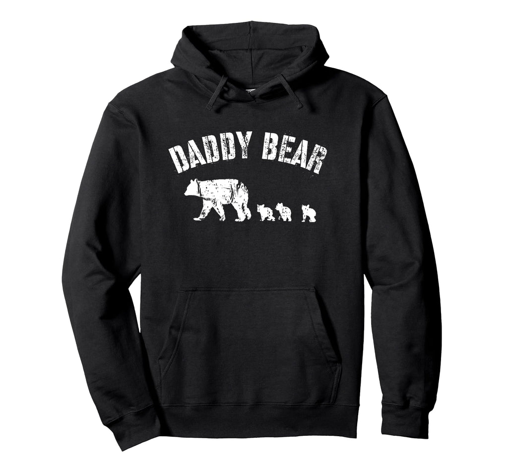 Daddy Bear 3 Three Cubs Dad Father Hoodie - Aesthetic Graphic for Adults - T-Shirt, Sweatshirt, Hoodie
