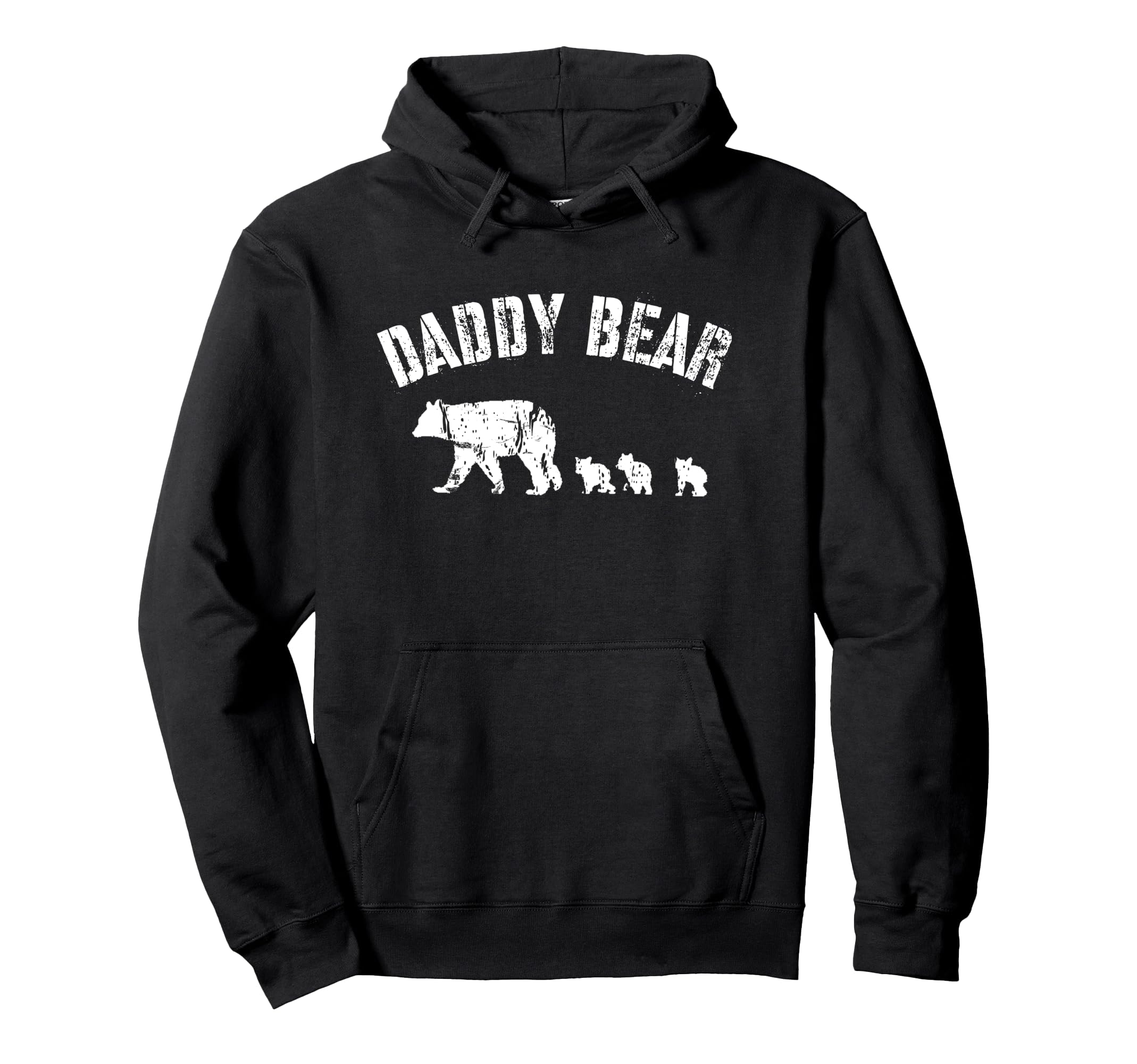 Daddy Bear 3 Three Cubs Dad Father Hoodie - Aesthetic Graphic for Adults - T-Shirt, Sweatshirt, Hoodie