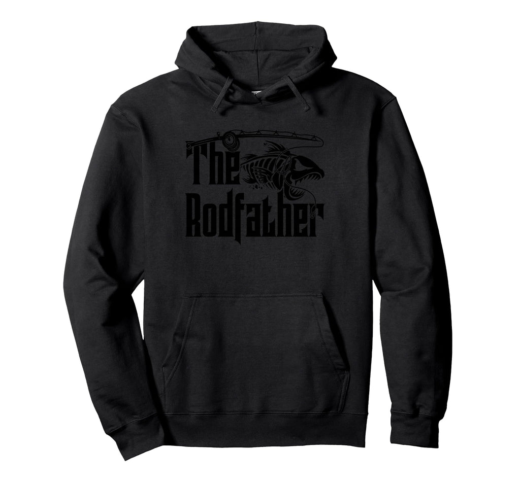 Rodfather Fishing Dad Hoodie - Aesthetic Graphic Unisex - T-Shirt, Sweatshirt, Hoodie