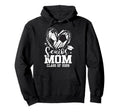 Senior Mom Class 2026 Soccer Hoodie - Custom Art Print for Adults - T-Shirt, Sweatshirt, Hoodie