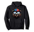 Papa Bear Face Fathers Day Daddy Bear Hoodie - Custom Art Print Unisex - T-Shirt, Sweatshirt, Hoodie