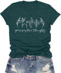 Inspirational for Women Grow Positive Thoughts Cute - Adult & Kids T-Shirts, Sweatshirts & Hoodies apparel design preview 1