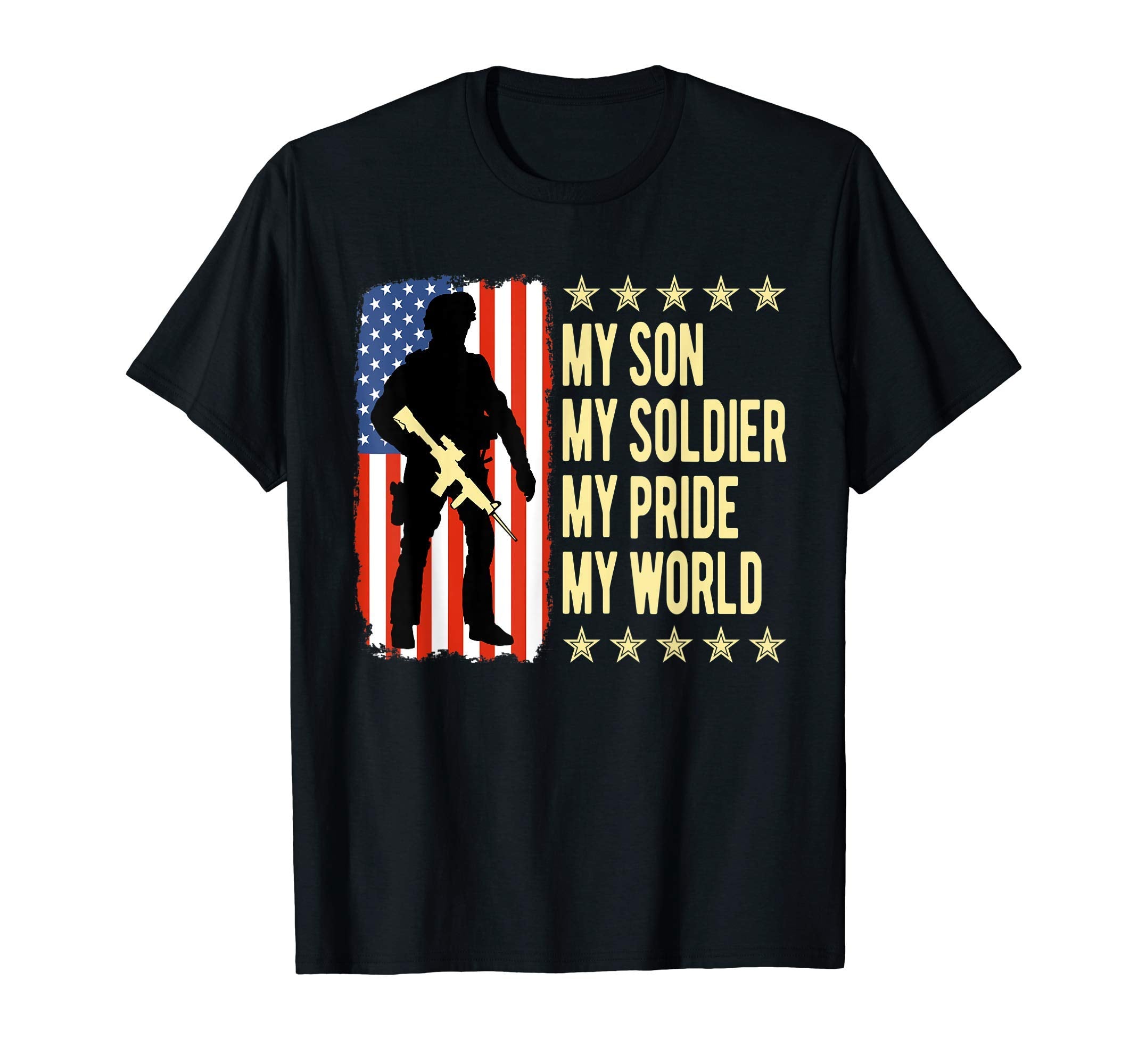 My Son Is Soldier Hero Proud Army Mom T-Shirt - Unique Graphic Men Women - T-Shirt, Sweatshirt, Hoodie