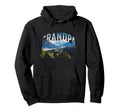 Grandpa Bear Mountains Papa Bear Dad Hoodie - Novelty Apparel Unisex - T-Shirt, Sweatshirt, Hoodie