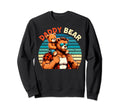 Muscular Daddy Bear Fathers Day Sweatshirt - Minimalist Print Men Women - T-Shirt, Sweatshirt, Hoodie