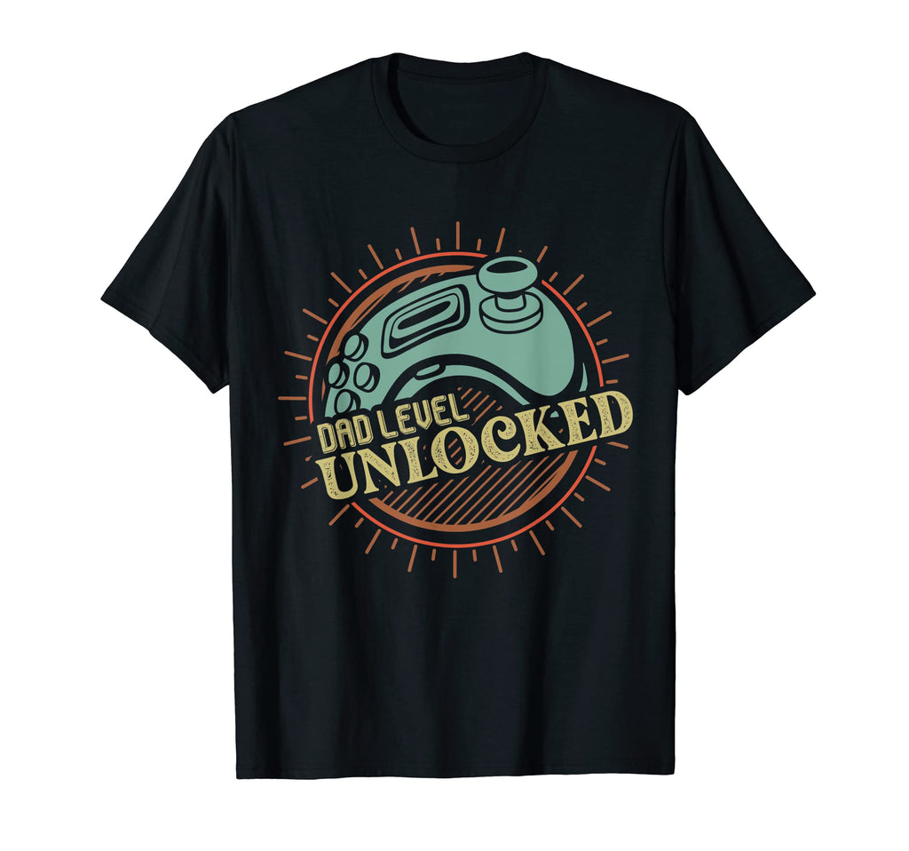 Mens Fathers Day Dad Level Unlocked T-Shirt - Novelty Apparel Men Women - T-Shirt, Sweatshirt, Hoodie
