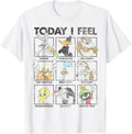 Today I Feel Distressed Character Box Ups - Adult & Kids T-Shirts, Sweatshirts & Hoodies apparel design preview 1