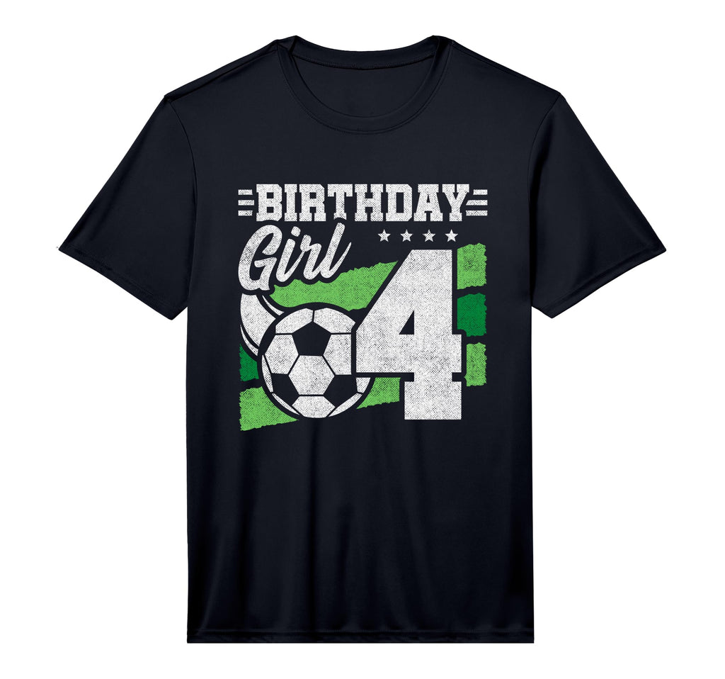Soccer Birthday Party 4 Year Old 4Th T-Shirt - Fun Novelty Design Unisex - T-Shirt, Sweatshirt, Hoodie